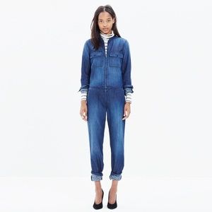 Madewell Coverall Front Zip Jumpsuit [S]